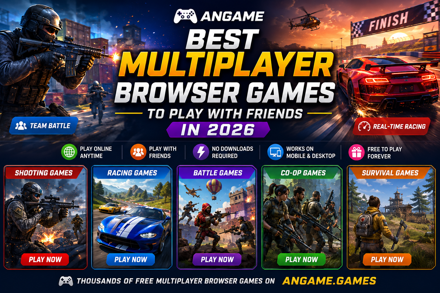 Best Multiplayer Browser Games to Play With Friends in 2026